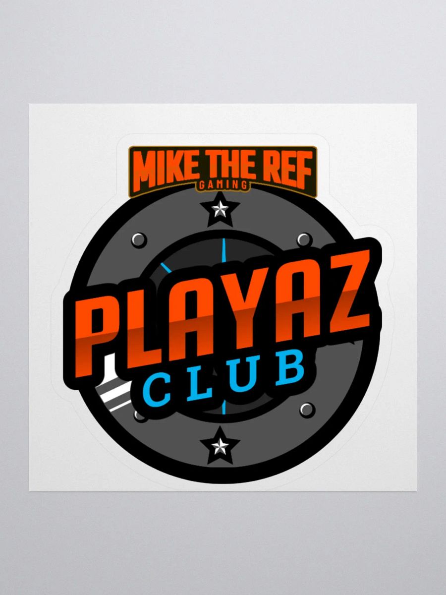 Playaz Club Gaming Stickers product image (1)