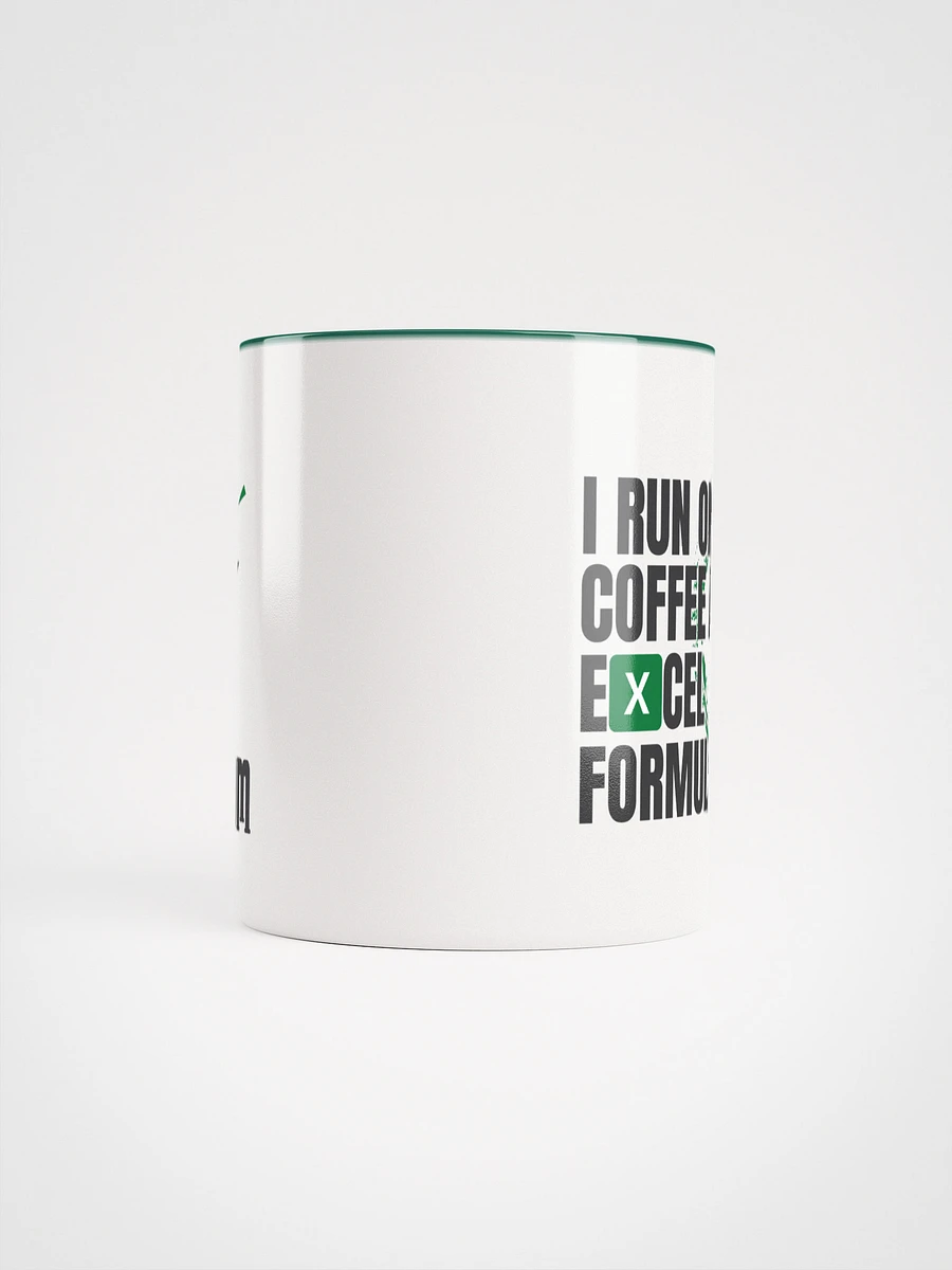 Run on Coffee and Excel Formulas Coffee Mug product image (5)