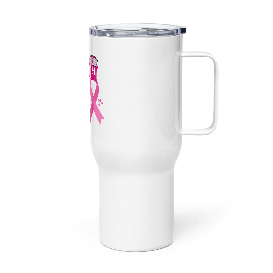 Oncology Black Nurse Breast Cancer Awareness Tumbler product image (4)