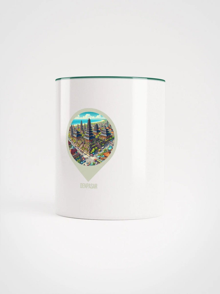 Coastal City Map Ceramic Mug | AI Design: Denpasar, Bali, Indonesia product image (1)