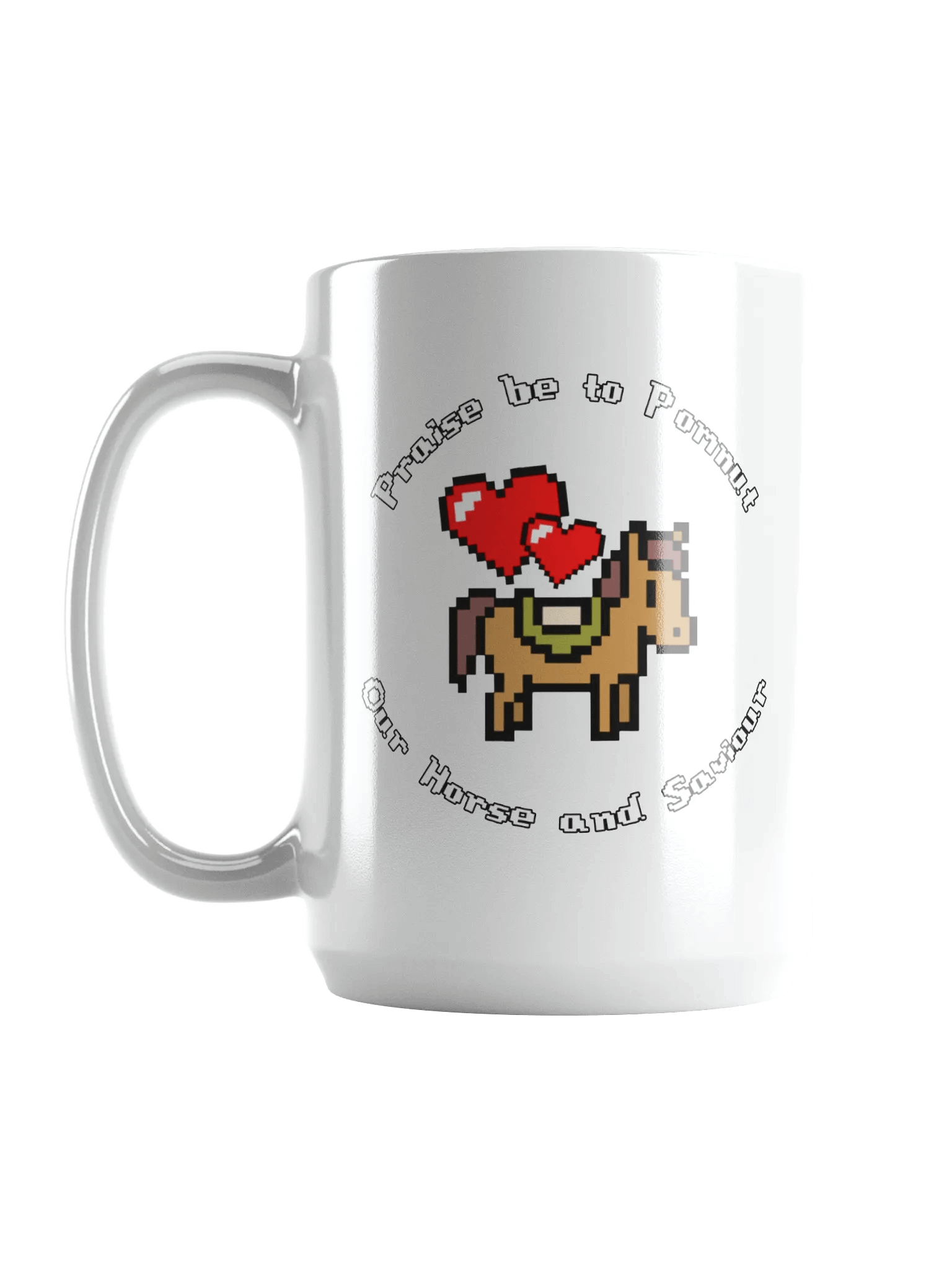 Praise be to Pomnut Mug - White 15oz product image (6)