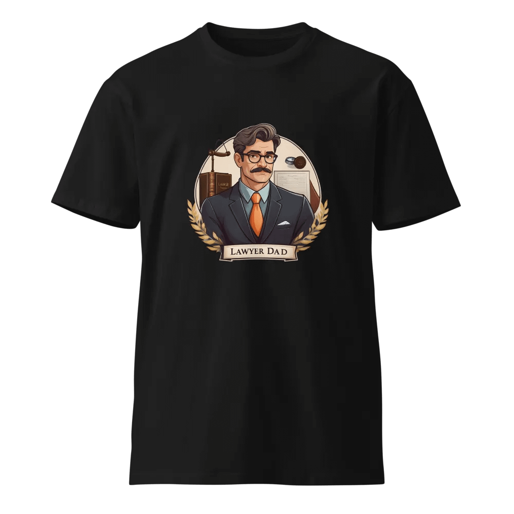 Lawyer Dad Illustration Unisex T-Shirt product image (1)