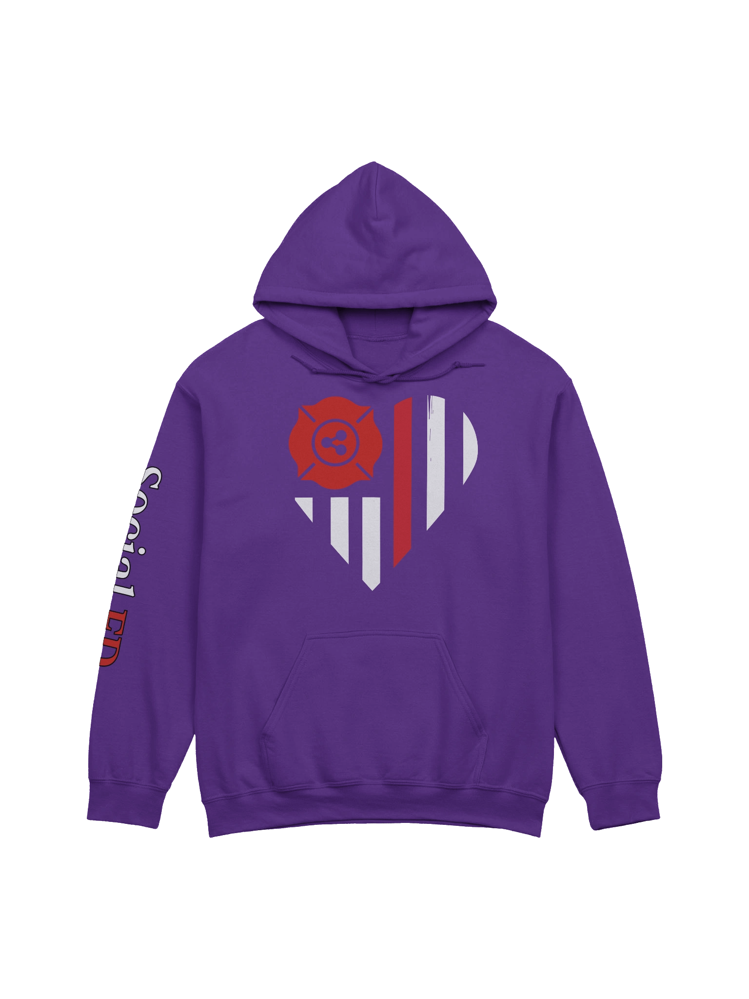 Social FD Heart Hoodie product image (1)