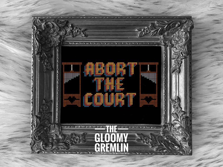 Abort the Court - Cross Stitch Pattern product image (1)