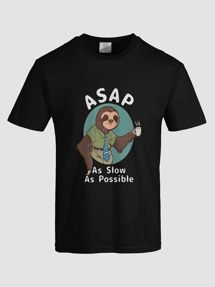Rise and Grind Sloth Office Tee product image (5)