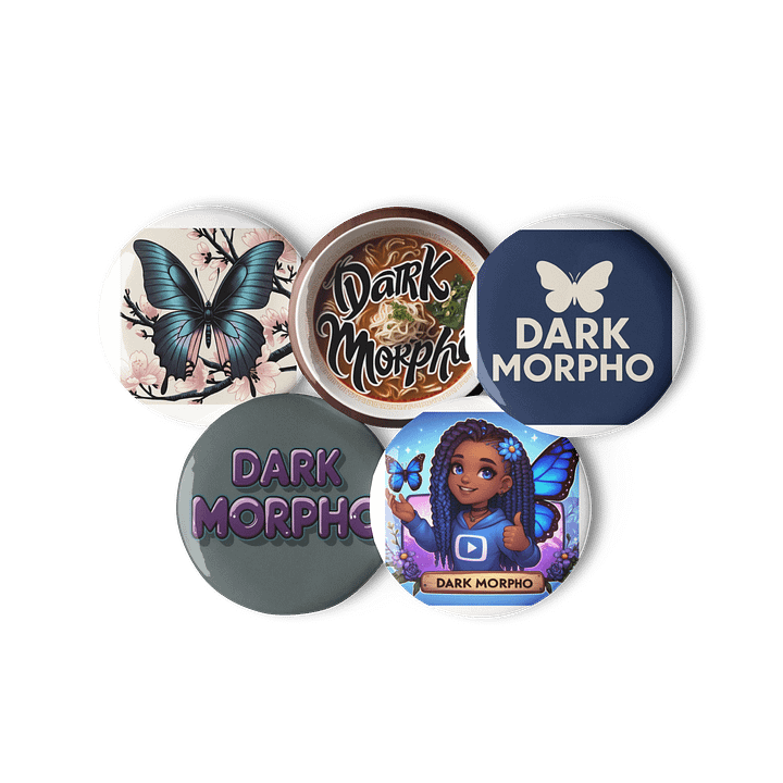 Butterfly Beats Pin Button Set product image (3)