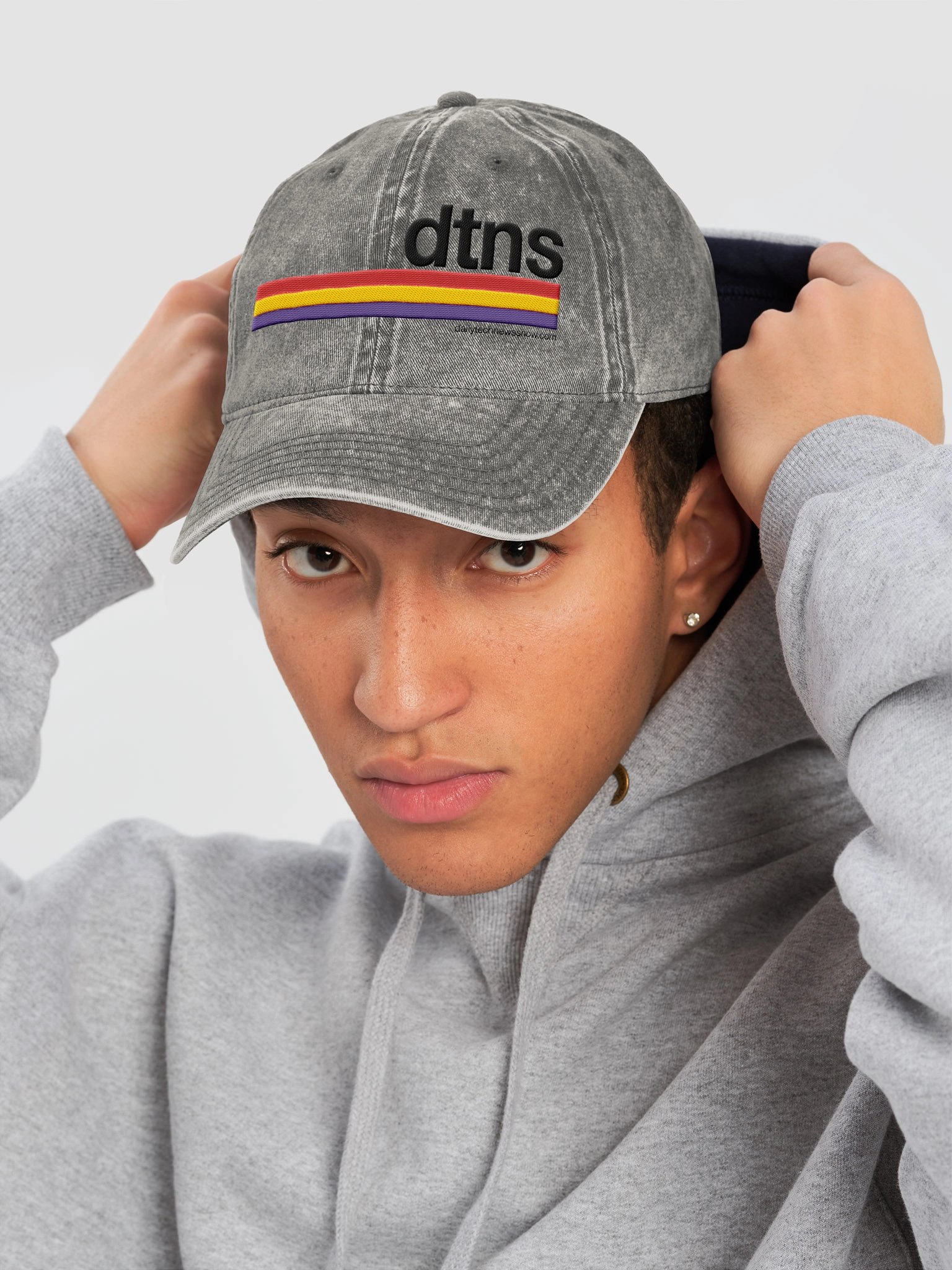 DTNS Rainbow-logo Hat product image (6)