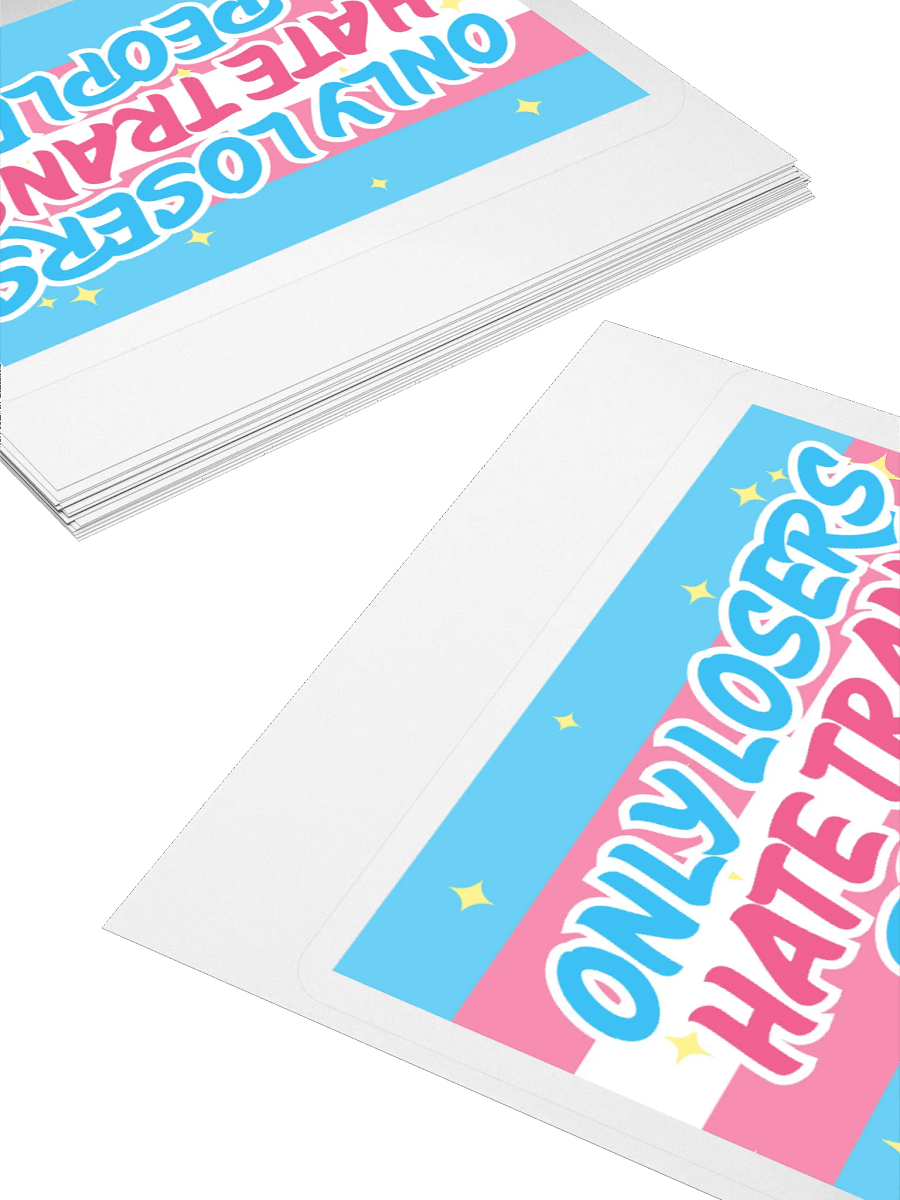 Only Losers Hate Trans People Sticker product image (12)