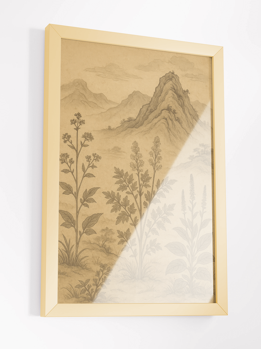 Mountain Botanicals - Serene Landscape Art Print product image (6)