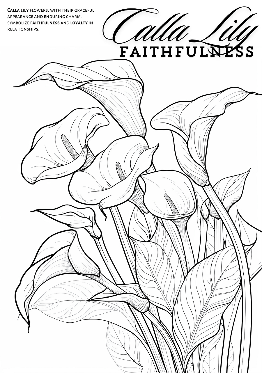 Flowers Coloring Book product image (3)