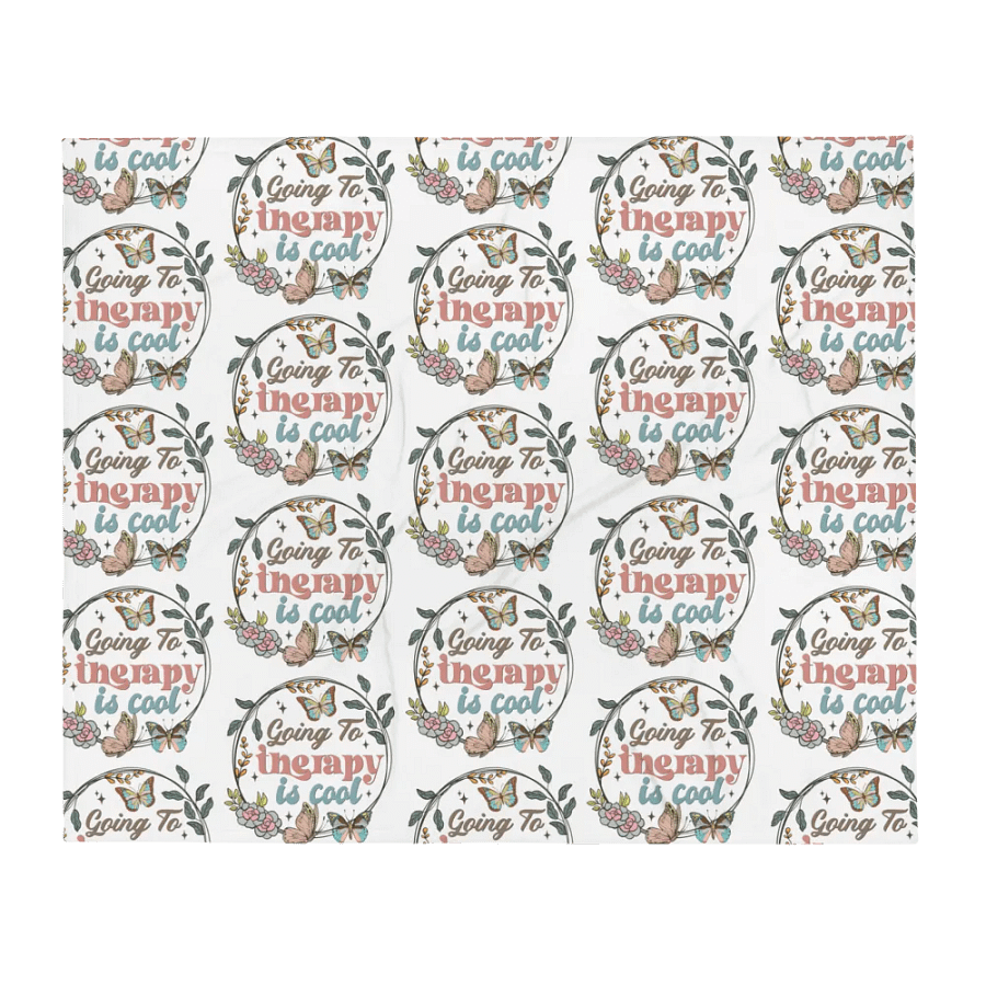 Going To Therapy Is Cool Blanket product image (1)
