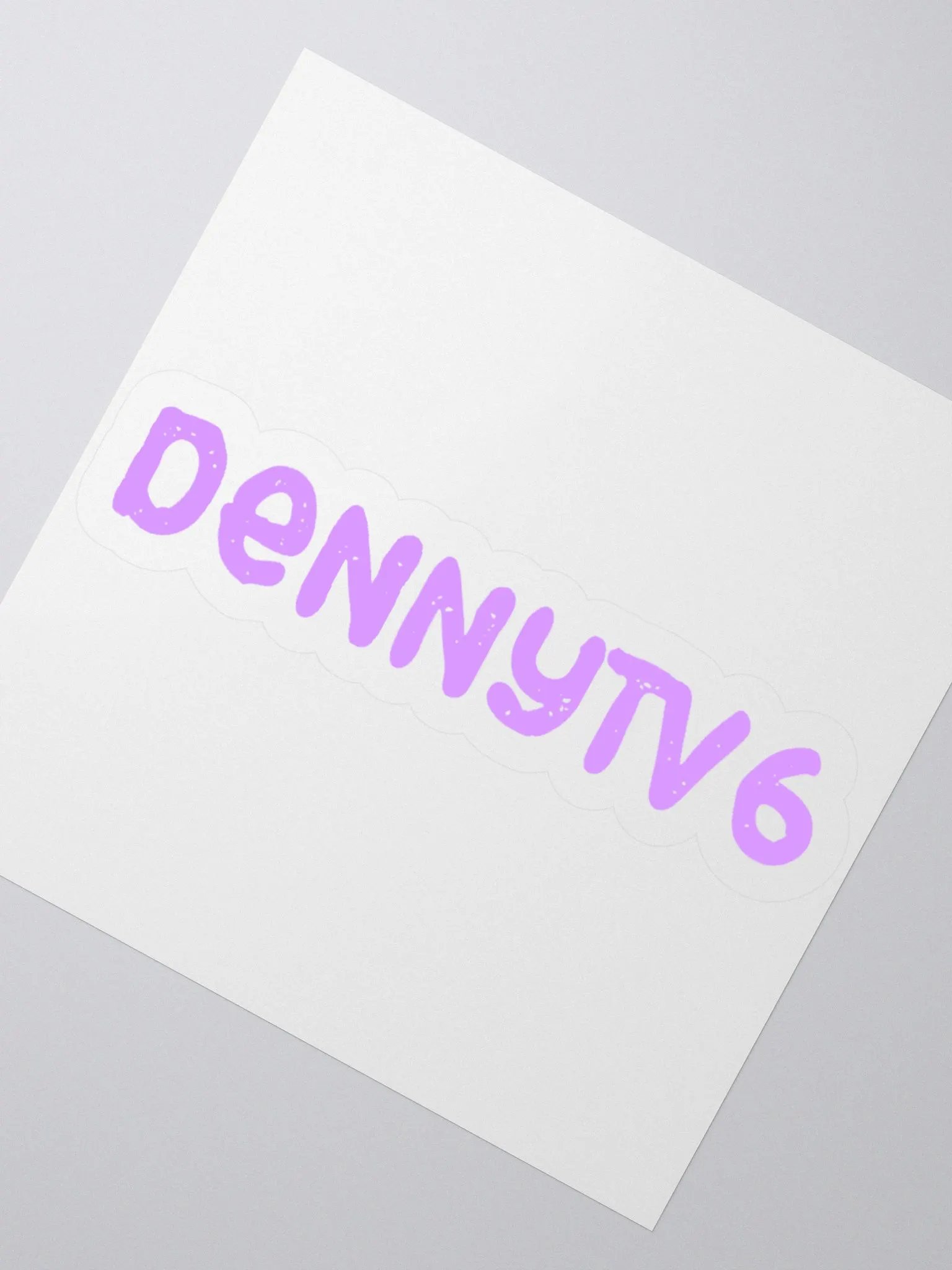 DENNYTV6 Signature Cut Stickers product image (3)