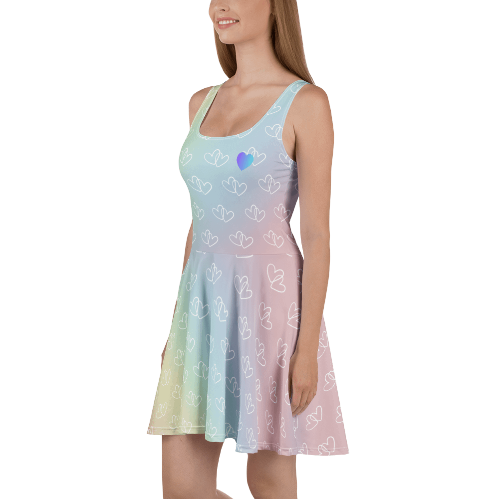 Rainbow Heart Dress product image (1)