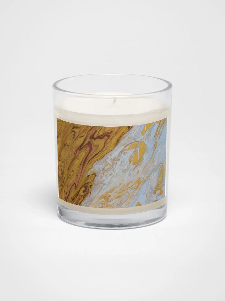 "Silver and Gold" Designer Candle product image (1)