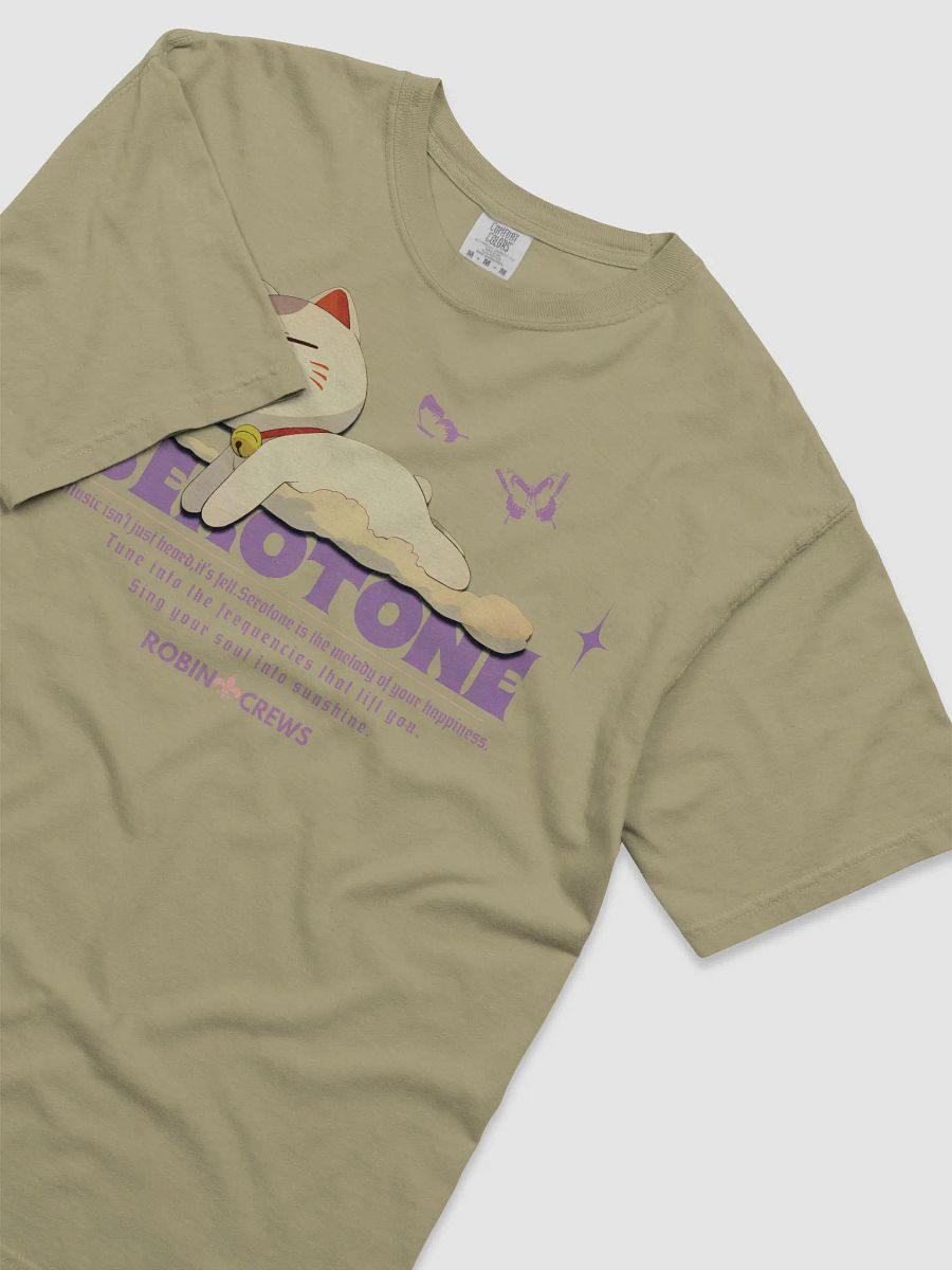Trendy Purple Graphic T Shirt Serotonin Mood Cat Tee product image (8)