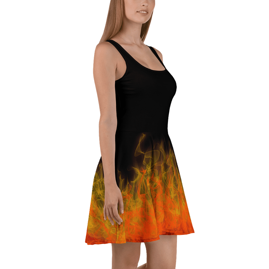 Fire and Flames Skater Dress product image (3)