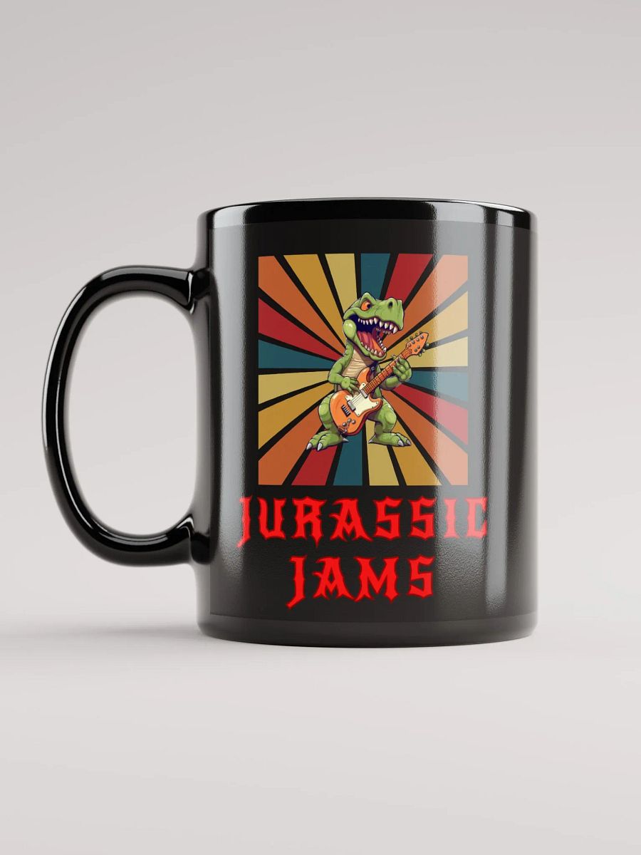 Jurassic Jams Rock n Rawr Dinosaur Dark Mug product image (6)