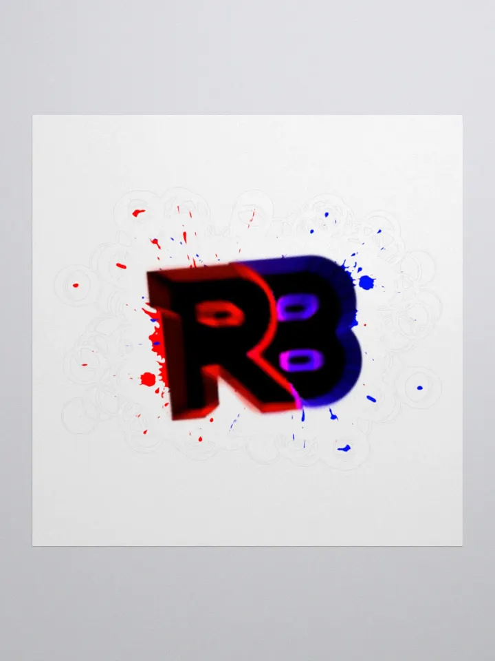 Red & Blue™ Logo Sticker product image (1)