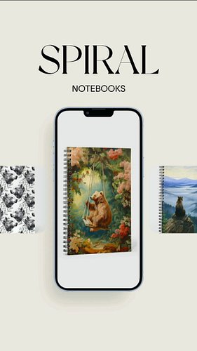 What's better than a new notebook? A bear-themed one! 🐻📔 We've got the perfect one for all your notes. What are you writing d...