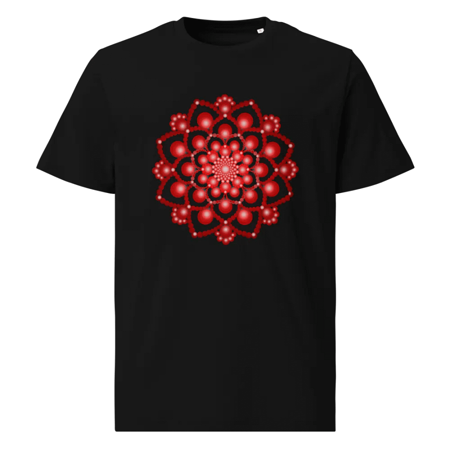 Red Dot Mandala Organic T-Shirt product image (1)