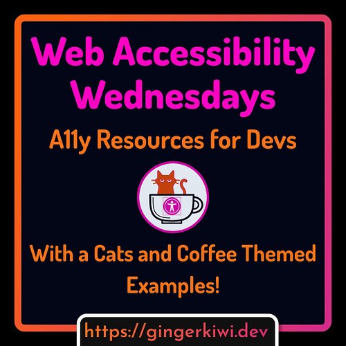 It's Web Accessibility Wednesday! We're doing a more in-depth exploration of WCAG, including HTML, React, and Astro.js code e...