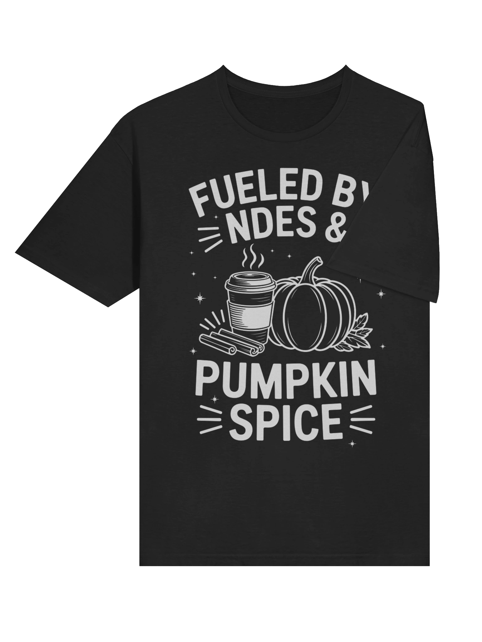 Fueled by NDEs & Pumpkin Spice T-Shirt | Spiritual Apparel | NDE | Awakening product image (5)
