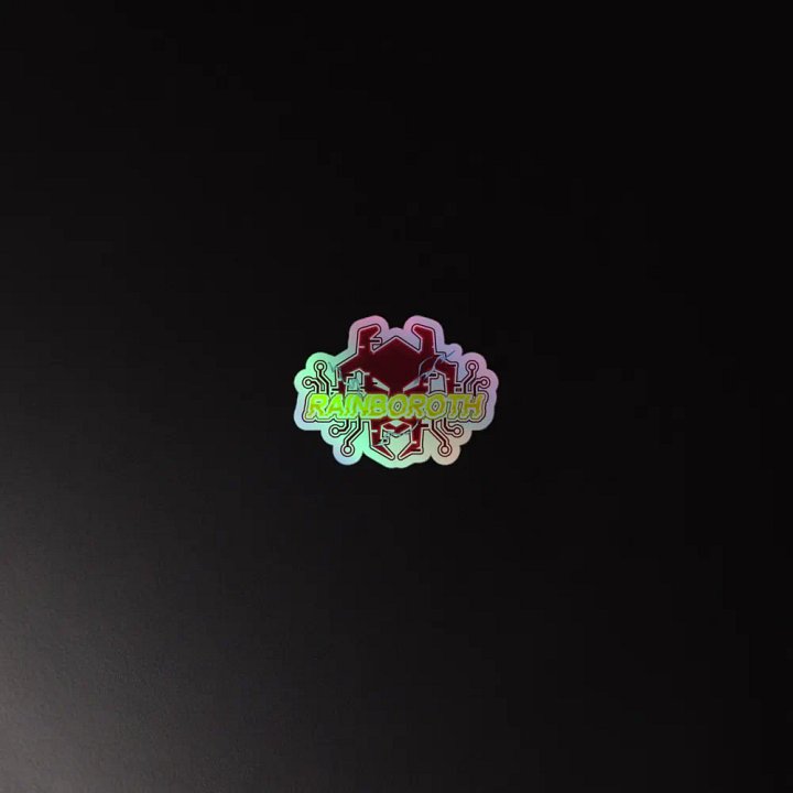 RAINBOROTH Logo Holo Sticker! product image (4)