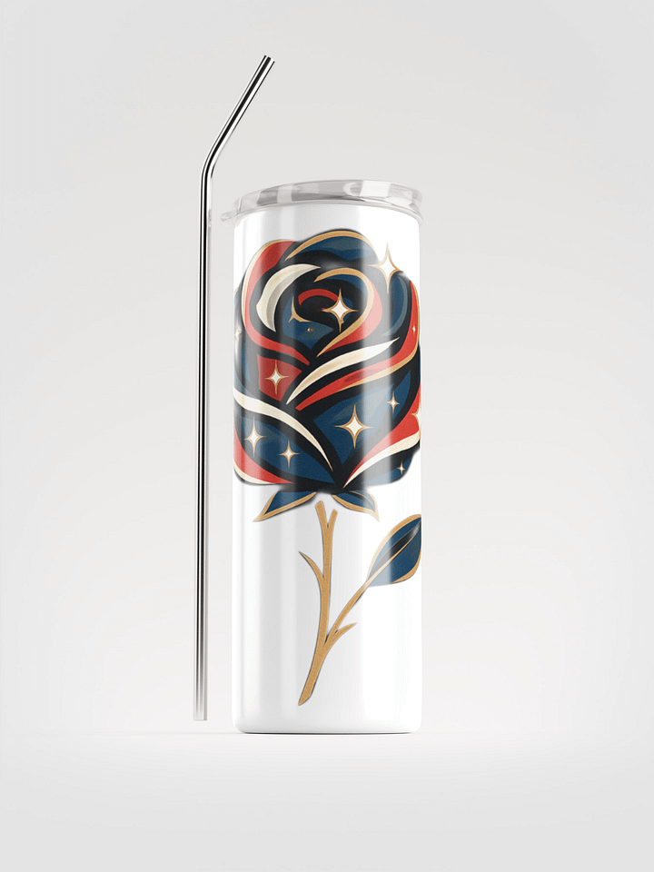 Patriotic Rose Stainless Steel Tumbler product image (1)