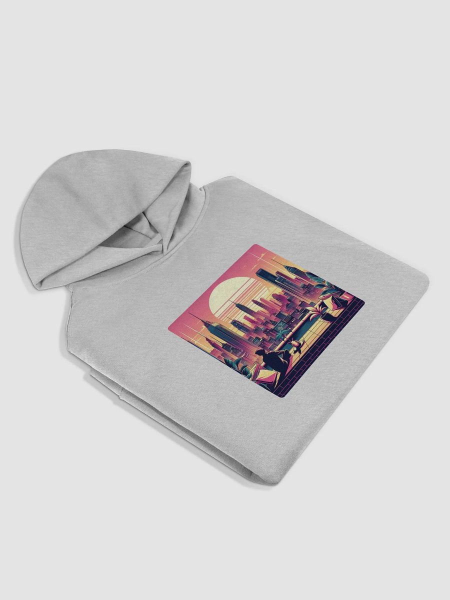 Sunset Serenity Oversized Hoodie | AI Design citylight product image (4)