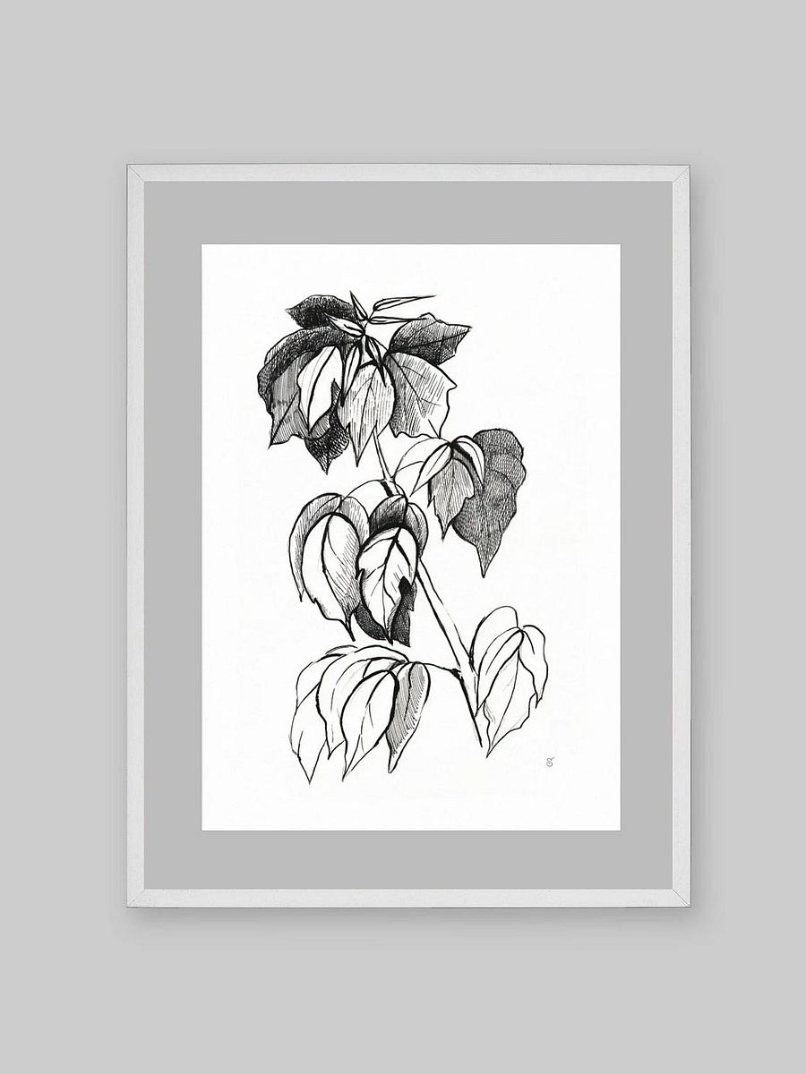 Botanical Bliss Matte Poster - Stylish Graphical Twig product image (11)