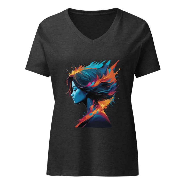 Bella+Canvas Women's Relaxed V-Neck T-Shirt product image (2)