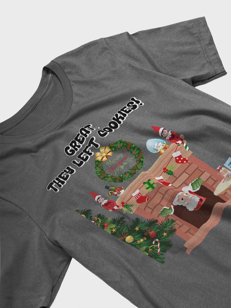 Great, They Left Cookies! Santa Claus Christmas T-shirt product image (17)