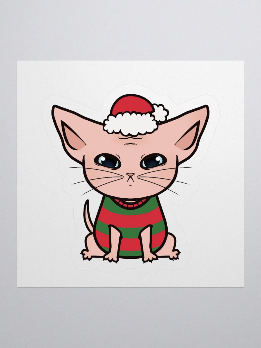 Christmas Kitty Sticker product image (1)