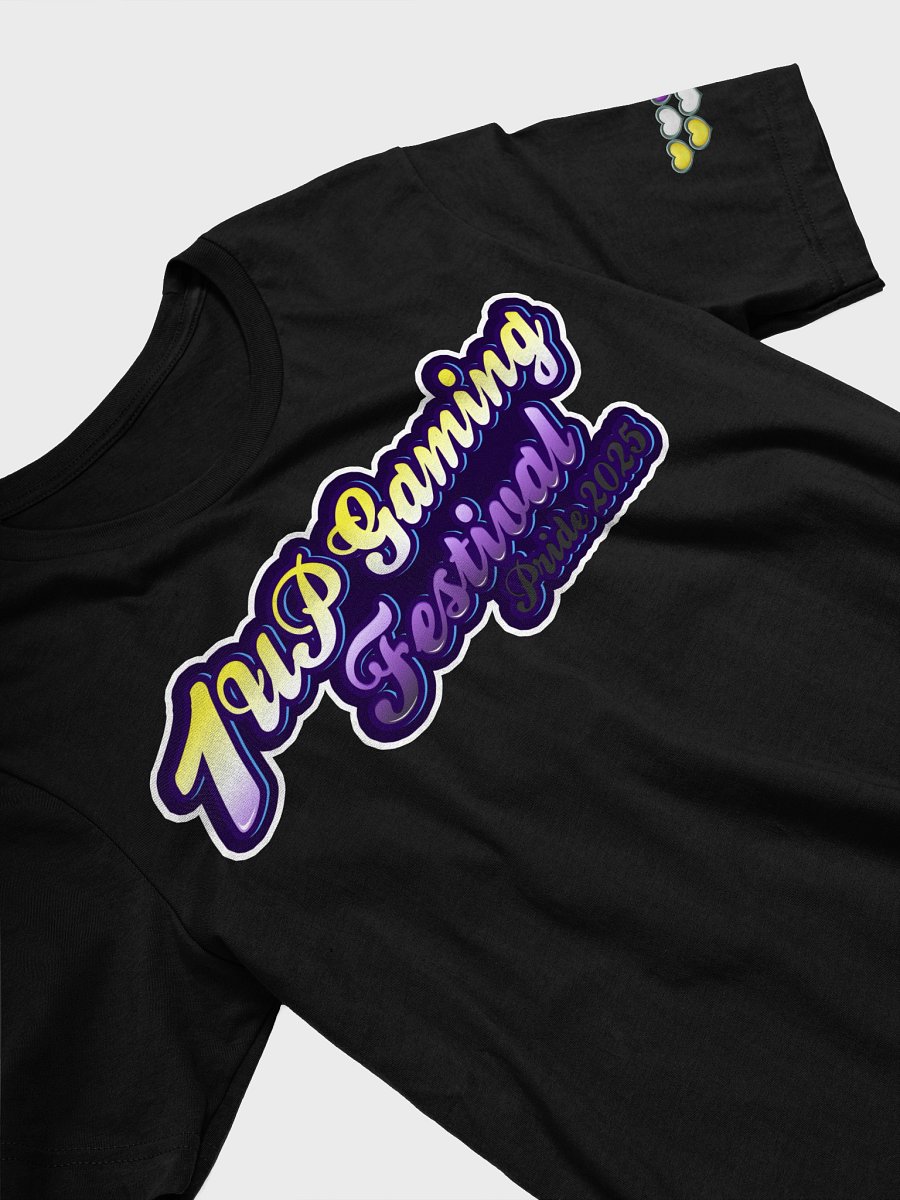 1UP Gaming Festival Nonbinary Pride 2025 TShirt product image (22)