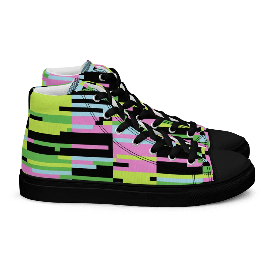 Colorful Retro Grid High Tops product image (2)