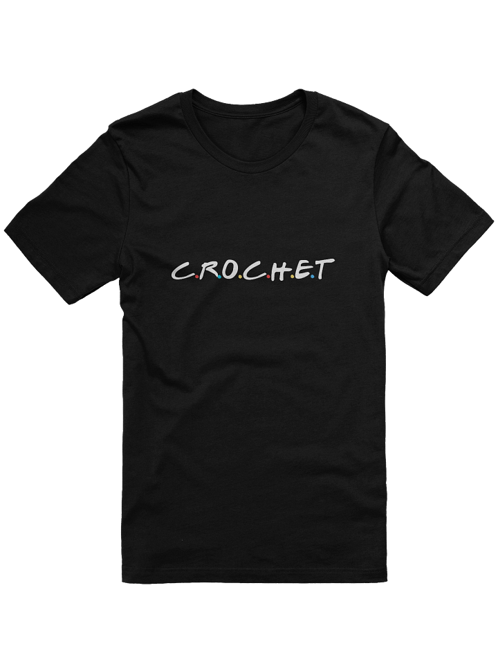 Black Friends Theme Crochet t-shirt product image (1)