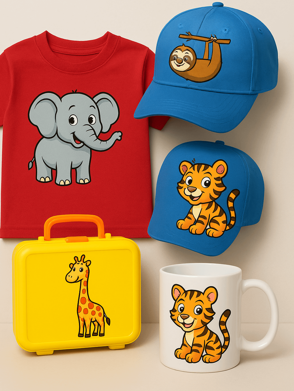 40+ Funny Jungle Animals Vector Graphics Instant Download product image (8)