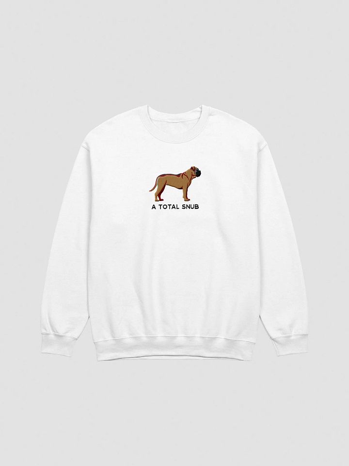 A Total Snub Sweatshirt (Embroidered) of an English Mastiff product image (16)