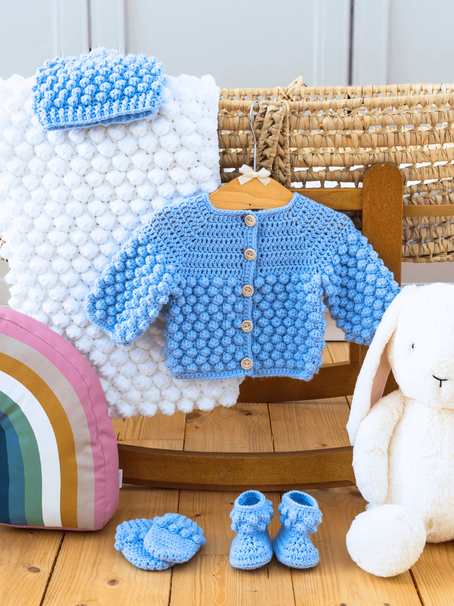 Crochet Pattern: Bobble Baby Mittens product image (5)