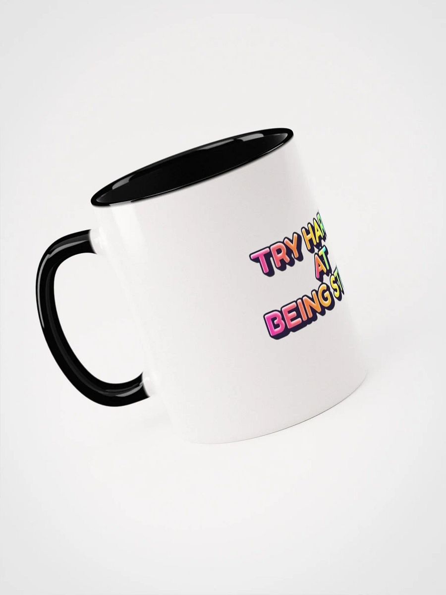 Jay - Try Harder At Being Stupid-CERAMIC MUG WITH COLOR INSIDE product image (23)
