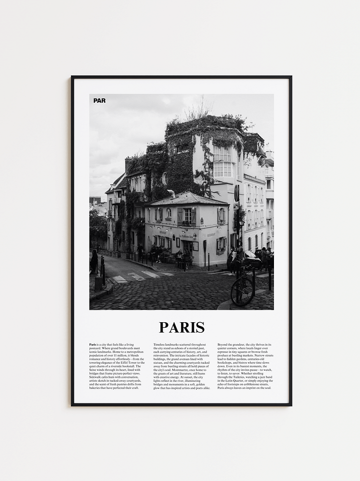 Paris 05 Newspaper Poster product image (1)