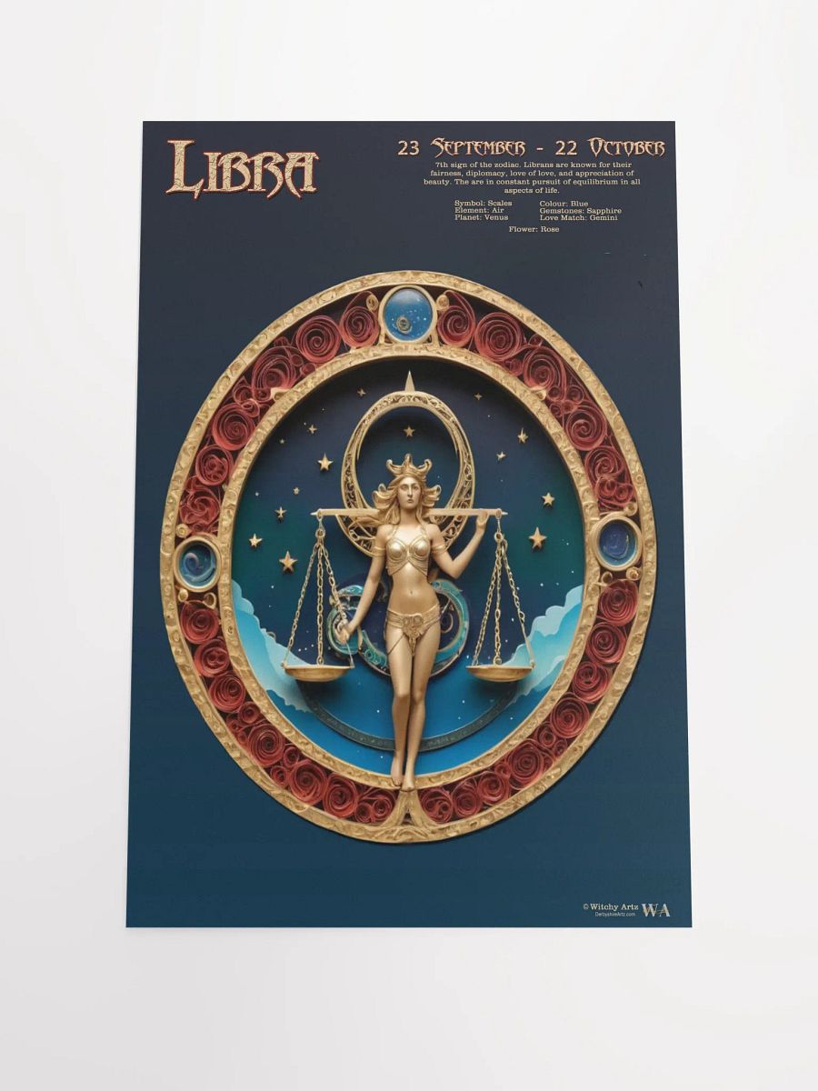 Western Zodiac Poster - LIBRA product image (2)