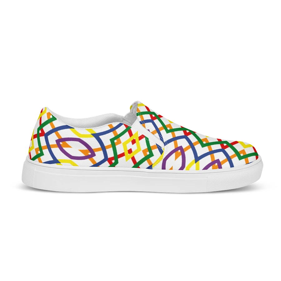 Mens Slip On Canvas - Rainbow (b) product image (5)