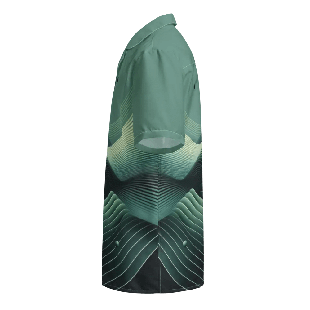 Men's Full-Print-10 Green Hawaiian Shirt product image (3)