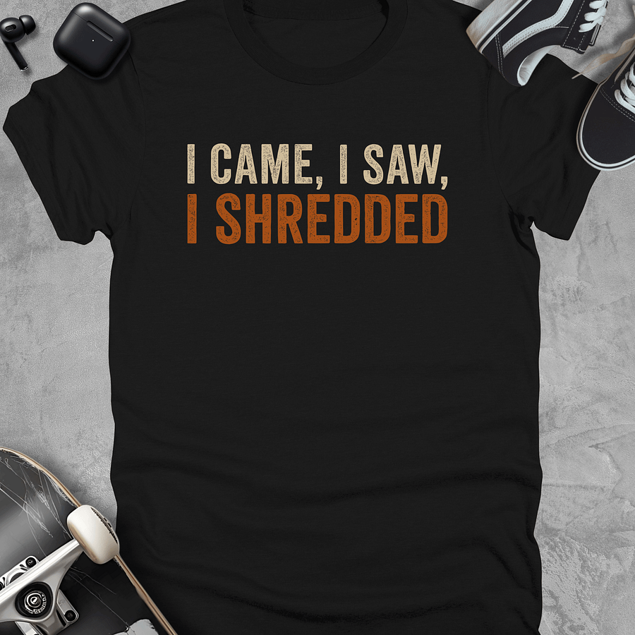 I came i saw, Skateboarding t-shirt, Unisex product image (1)