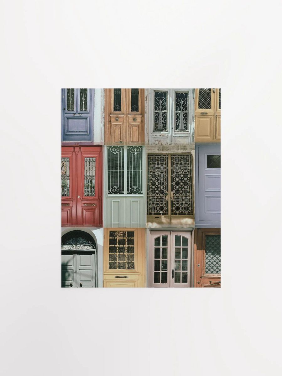 Greek Doors - Enhanced Matte Paper Poster product image (1)