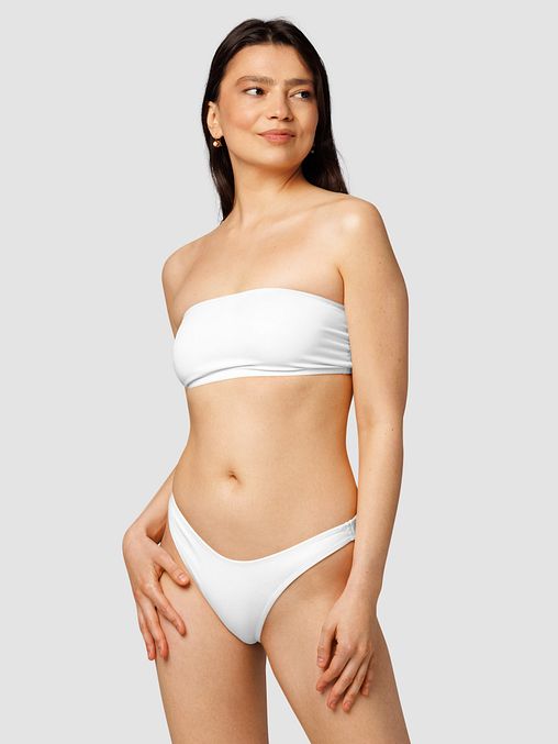 Photo showing All-Over Print Recycled Bandeau Bikini