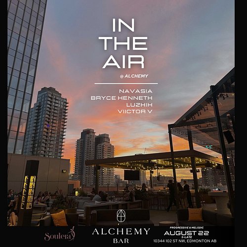 In The Air → Our special guests have been announced and we are OFFICIALLY SOLD OUT - Thank you 🙏🏼 🫧☀️🩵
➖
Aug 22 @alchemy.bar ...