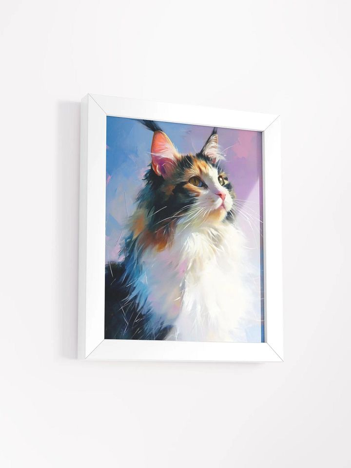 Calico Dream - Framed Matte Cat Art product image (2)