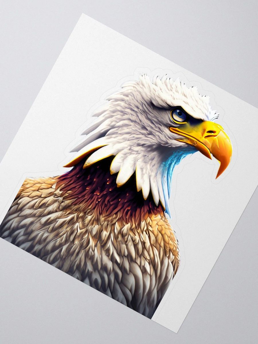 Show Your Eagle Pride with Bold Bald Eagle Kiss-Cut Stickers! product image (2)